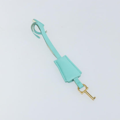 Salvatore Ferragamo Salvatore Ferragamo Gancini Hand Bag Leather Turquoise Blue Gold Authentic 150296