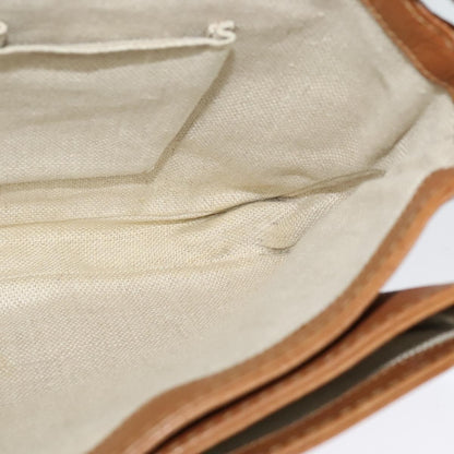 Gucci GUCCI GG Canvas Shoulder Bag Beige Gold 257024 Authentic BA2928