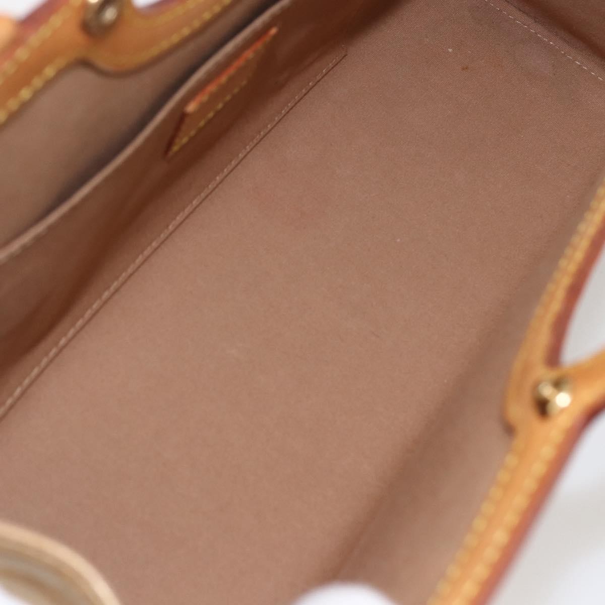 Louis Vuitton LOUIS VUITTON Monogram Vernis Roxbury Drive Bag 2Way Noisette M91372 Authentic 164676