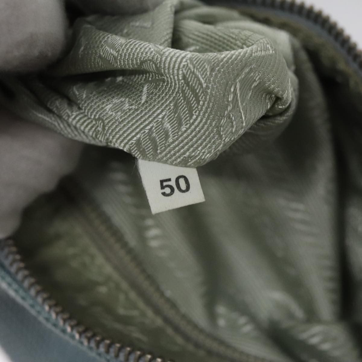 Prada PRADA Sports Shoulder Bag Canvas Blue Authentic bs21360