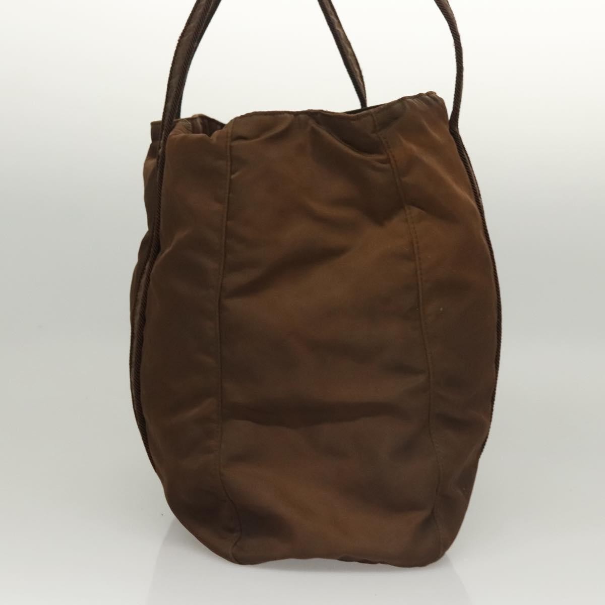 Prada PRADA Tote Bag Nylon Brown Authentic th5852