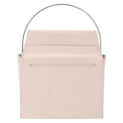 Givenchy GIVENCHY Hand Bag Leather Pink Silver Authentic bs30997