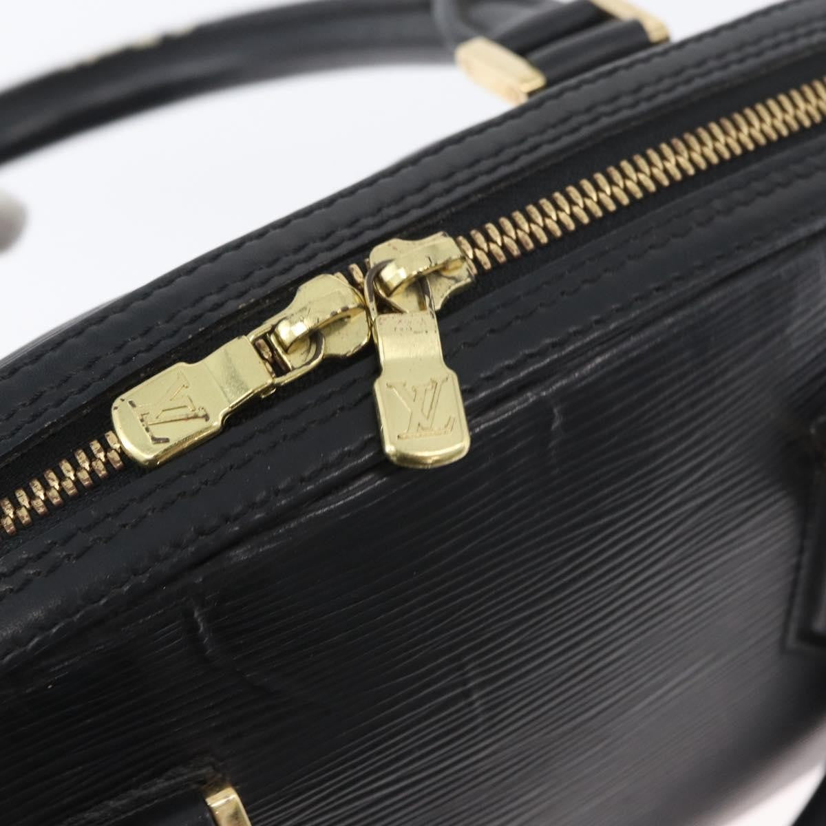 Louis Vuitton LOUIS VUITTON Epi jasmine Hand Bag Black M52852 LV Authentic AMZ065