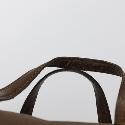 Gucci GUCCI Hand Bag Leather Brown Authentic 173031
