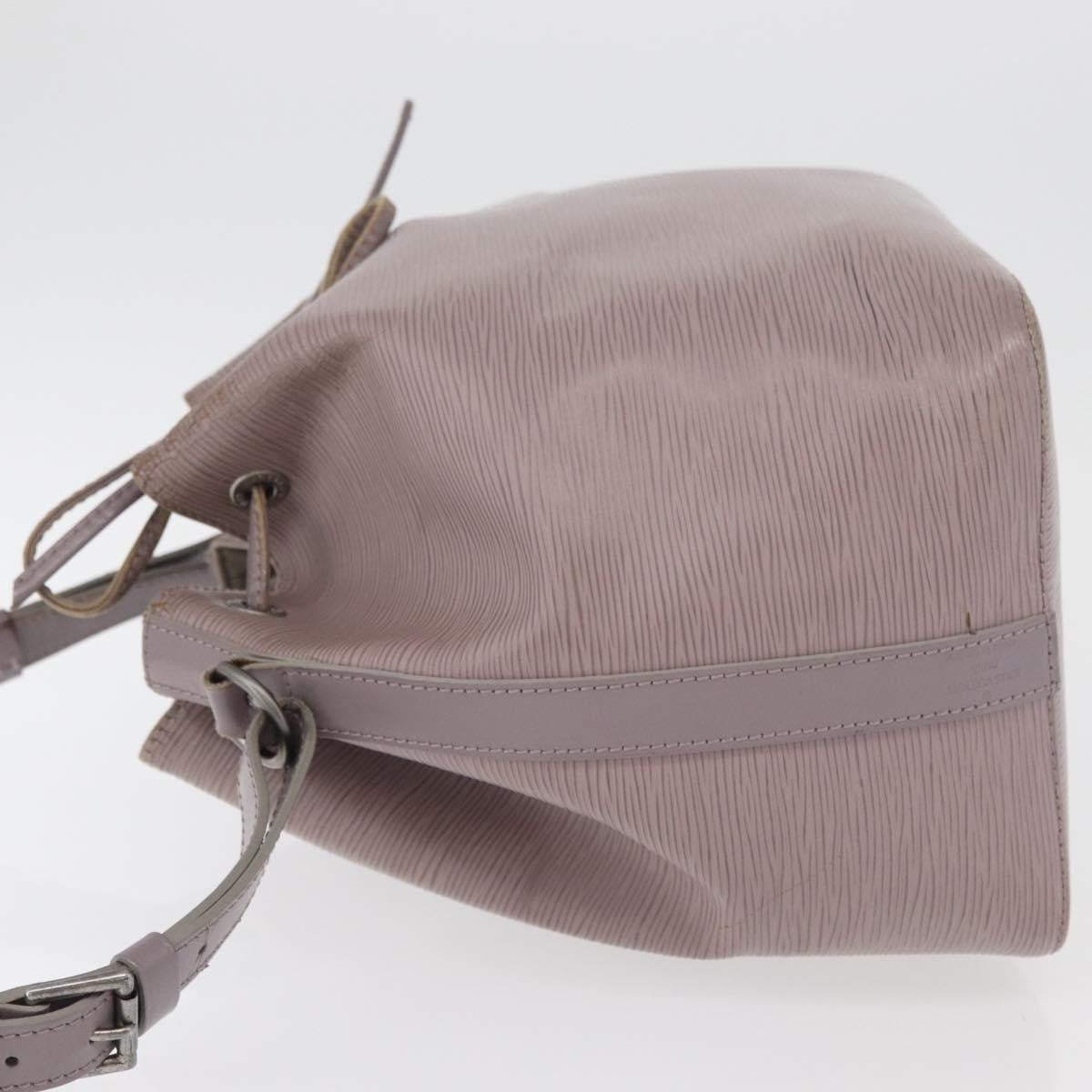 Louis Vuitton LOUIS VUITTON Epi Petit Noe Shoulder Bag Lilac M4410B LV Authentic 179433