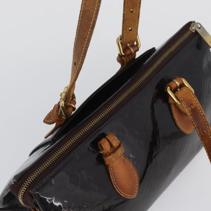 Louis Vuitton LOUIS VUITTON Monogram Vernis Rosewood Avenue Bag Amarante M93510 Authentic AMZ365