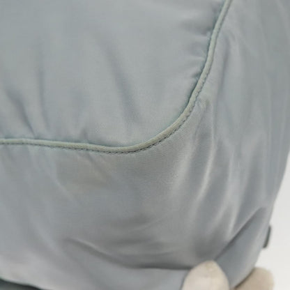 Prada PRADA Shoulder Bag Nylon Light Blue Silver Authentic ki5926