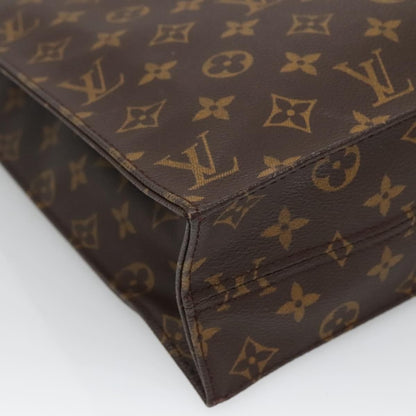 Louis Vuitton LOUIS VUITTON Monogram Sac Plat Hand Bag M51140 LV Authentic 132837