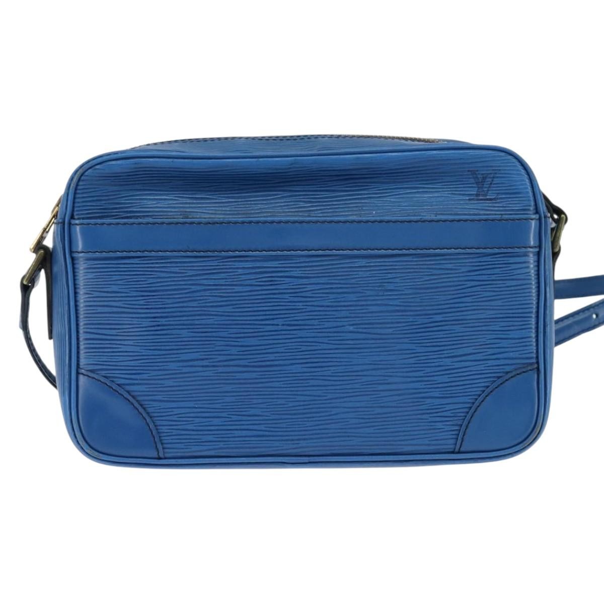 Louis Vuitton LOUIS VUITTON Epi Trocadero 23 Shoulder Bag Blue M52305 LV Authentic 150255