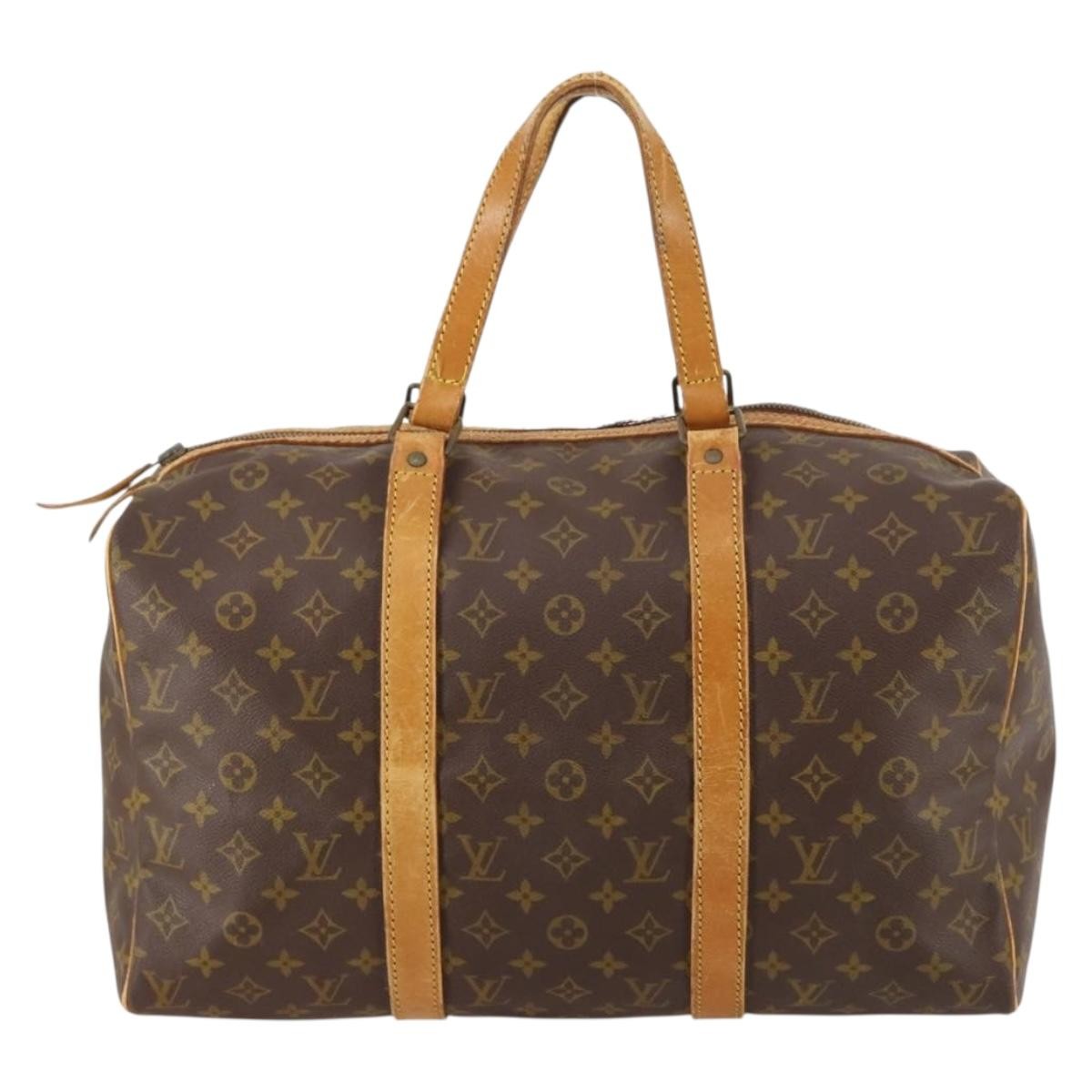 Louis Vuitton LOUIS VUITTON Monogram Sac Souple 45 Boston Bag M41624 LV Authentic 147210