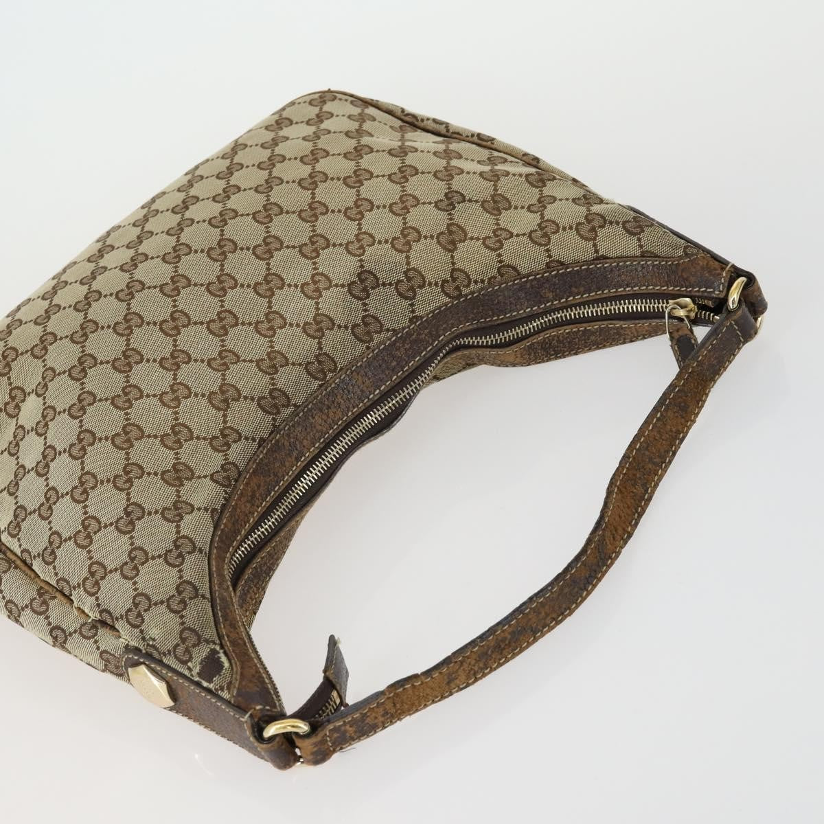 Gucci GUCCI GG Canvas Shoulder Bag 2 Set Beige Authentic bs31982