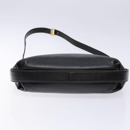 Givenchy GIVENCHY Shoulder Bag Leather Black Gold Authentic bs28533