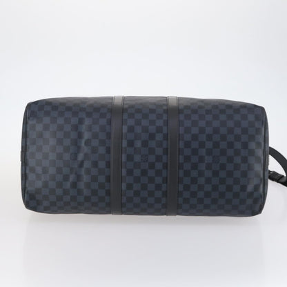 Louis Vuitton LOUIS VUITTON Damier Cobalt Keepall Bandouliere 55 Boston Bag N41356 Authentic 140505