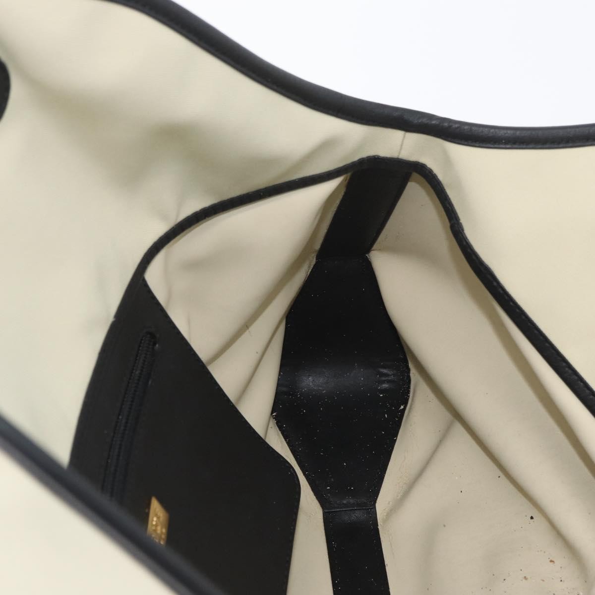 Loewe LOEWE Hand Bag Canvas Leather Beige Gold Authentic 174611