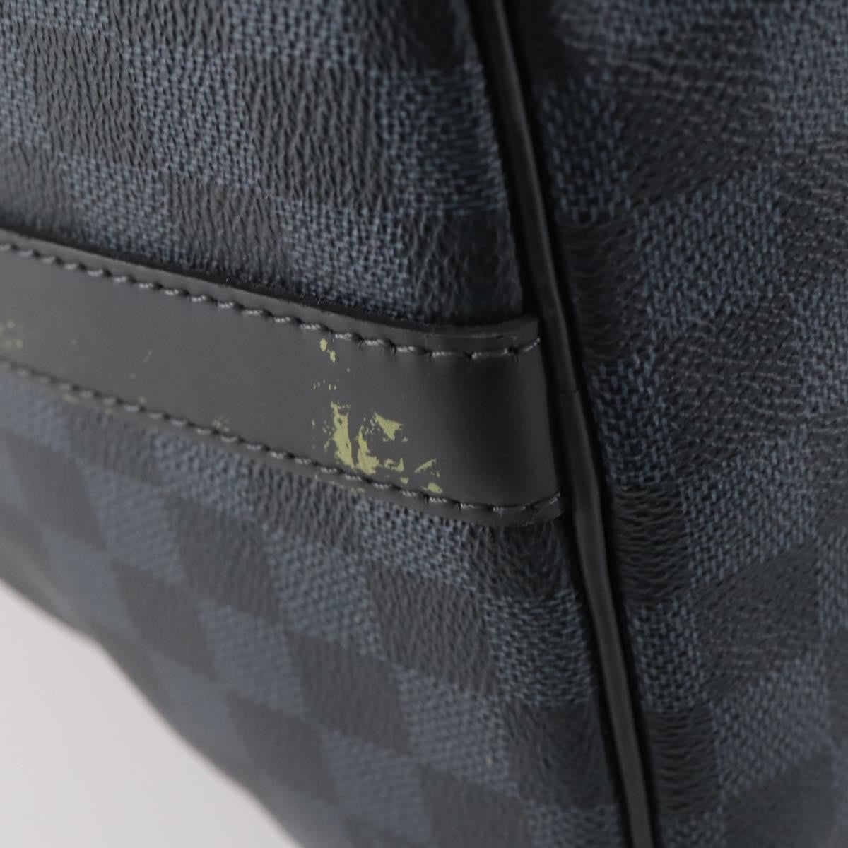 Louis Vuitton LOUIS VUITTON Damier Cobalt Keepall Bandouliere 55 Boston Bag N41356 Authentic 140505