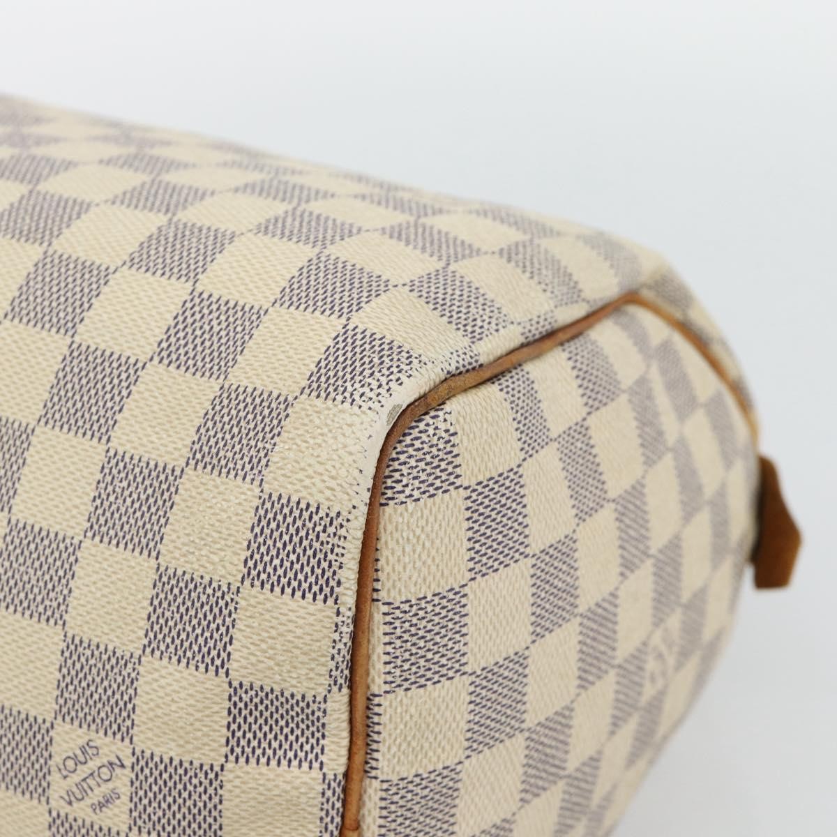 Louis Vuitton LOUIS VUITTON Damier Azur Speedy 25 Hand Bag N41534 LV Authentic BA13132