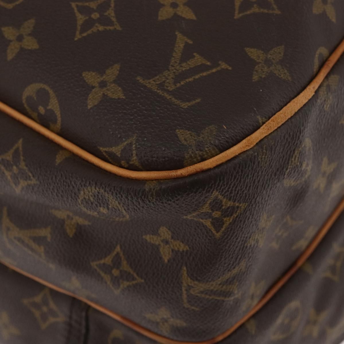 Louis Vuitton LOUIS VUITTON Monogram Alize 24H Boston Bag M41399 LV Authentic 142638