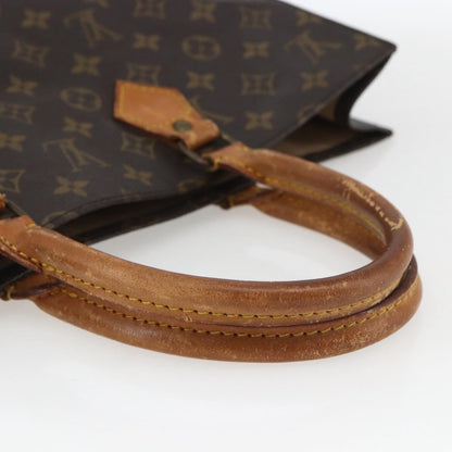Louis Vuitton LOUIS VUITTON Monogram Sac Plat Hand Bag M51140 LV Authentic 162736