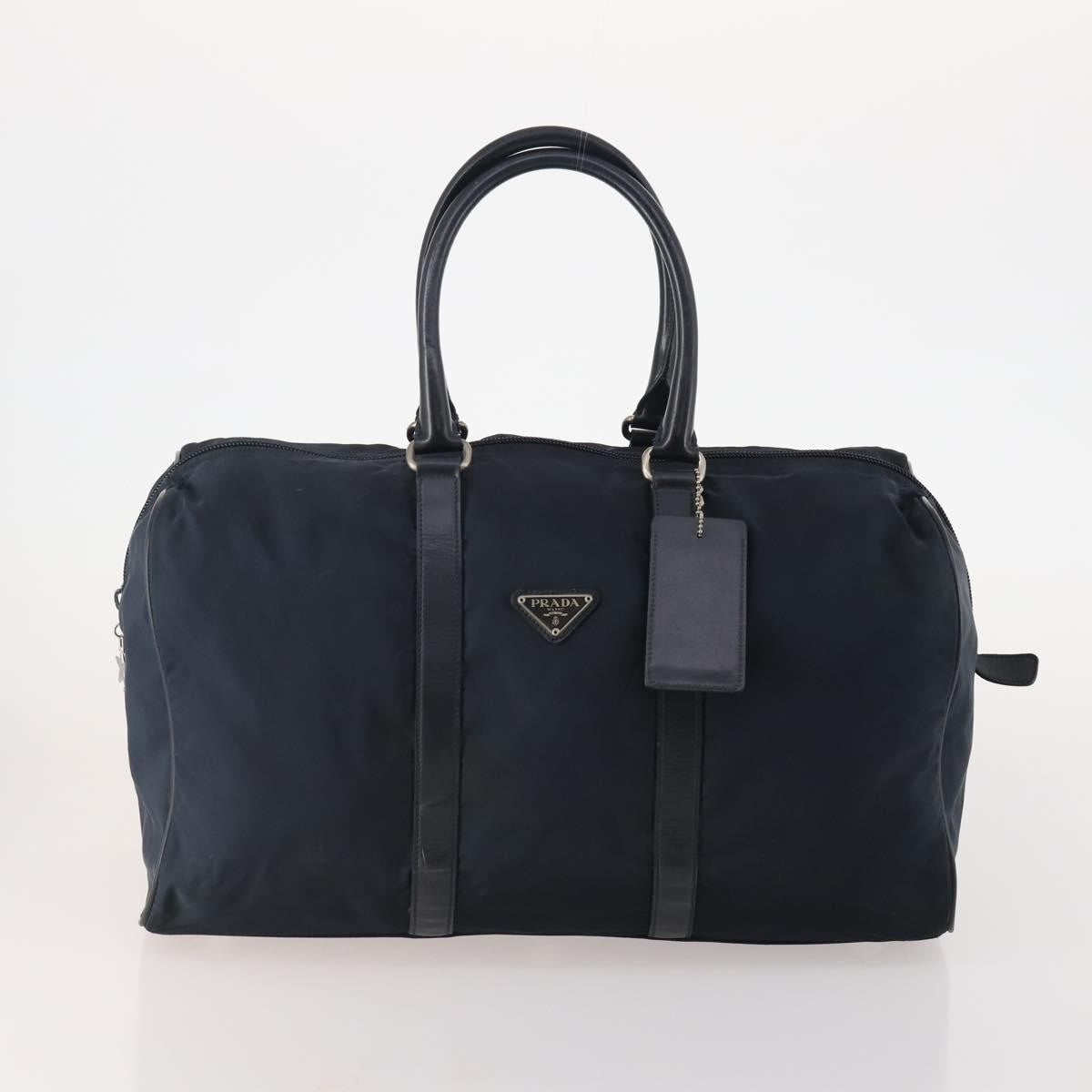 Prada PRADA Boston Bag Nylon 3 Set Red Black Authentic 174960