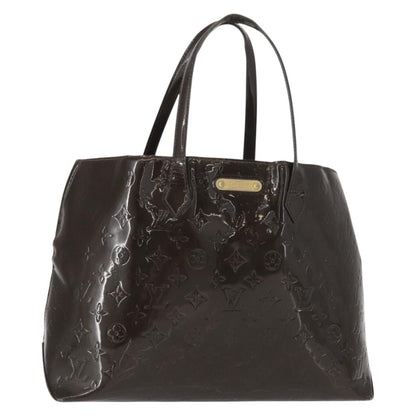 Louis Vuitton LOUIS VUITTON Monogram Vernis Wilshire MM Bag Terre Domble M91440 LV Authentic 150262