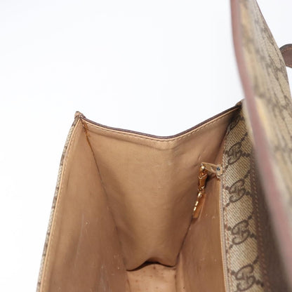 Gucci GUCCI GG Supreme Shoulder Bag PVC Beige Gold 004 115 6197 Authentic 162108