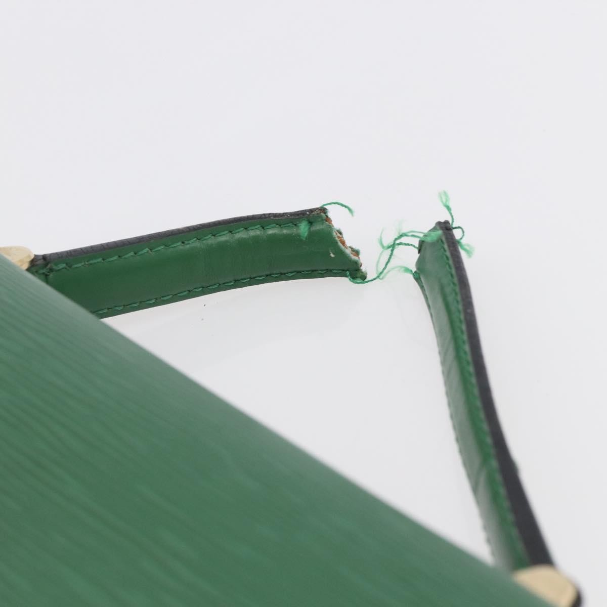 Louis Vuitton LOUIS VUITTON Epi Malesherbes Hand Bag Green M52374 LV Authentic 145346