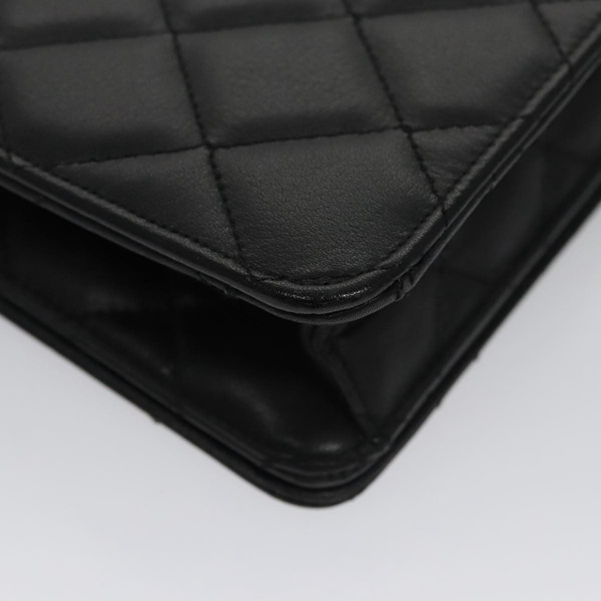 Givenchy GIVENCHY Chain Shoulder Bag Leather Black Authentic bs20851