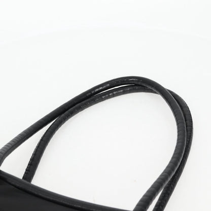 Celine CELINE Tote Bag Nylon Black Gold Authentic 136206