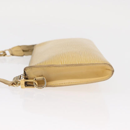 Louis Vuitton LOUIS VUITTON Epi Pochette Accessoires Pouch Vanilla M5294A LV Authentic ka982 Bag