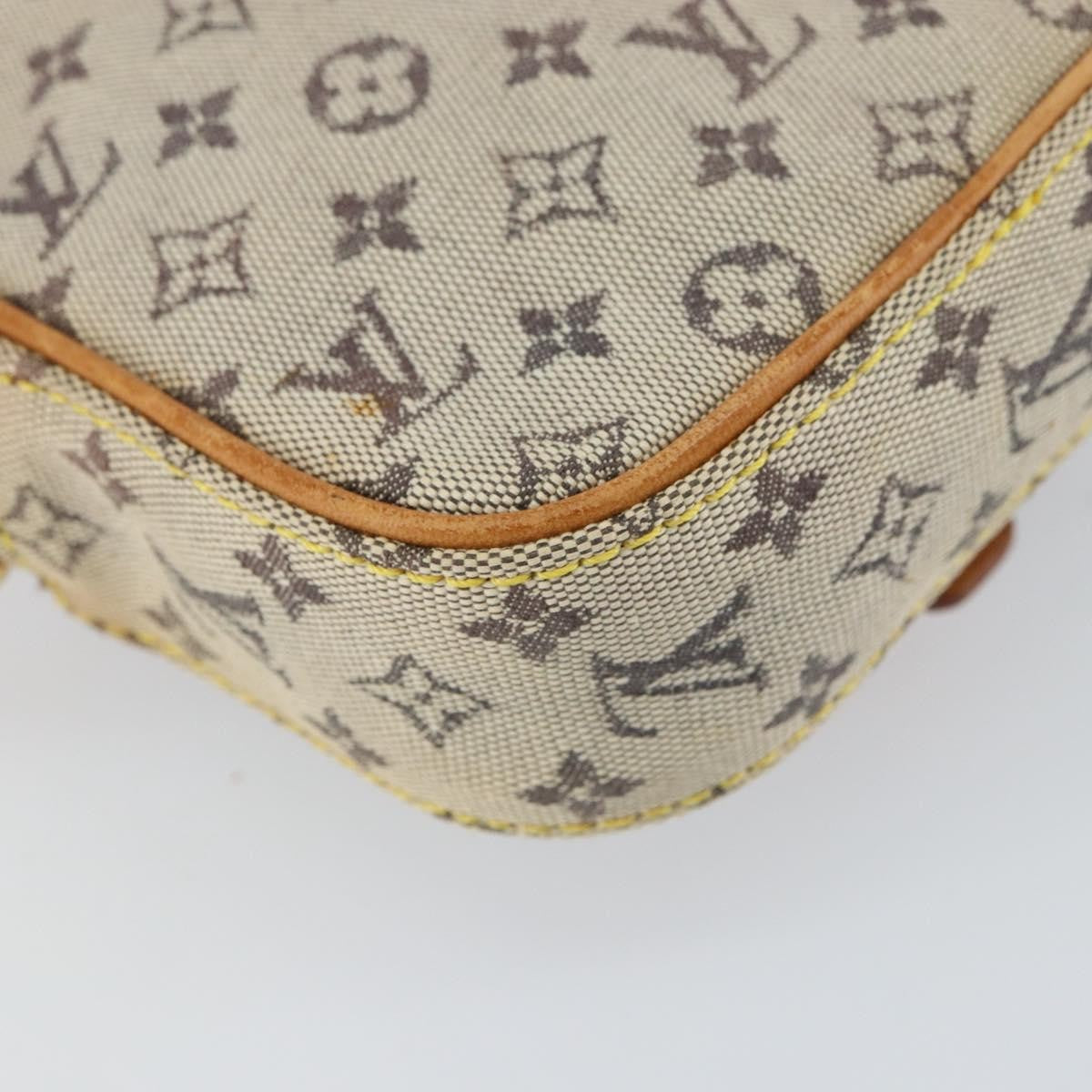 Louis Vuitton LOUIS VUITTON Monogram Mini Juliet PM Shoulder Bag Blue M92005 LV Authentic 157379