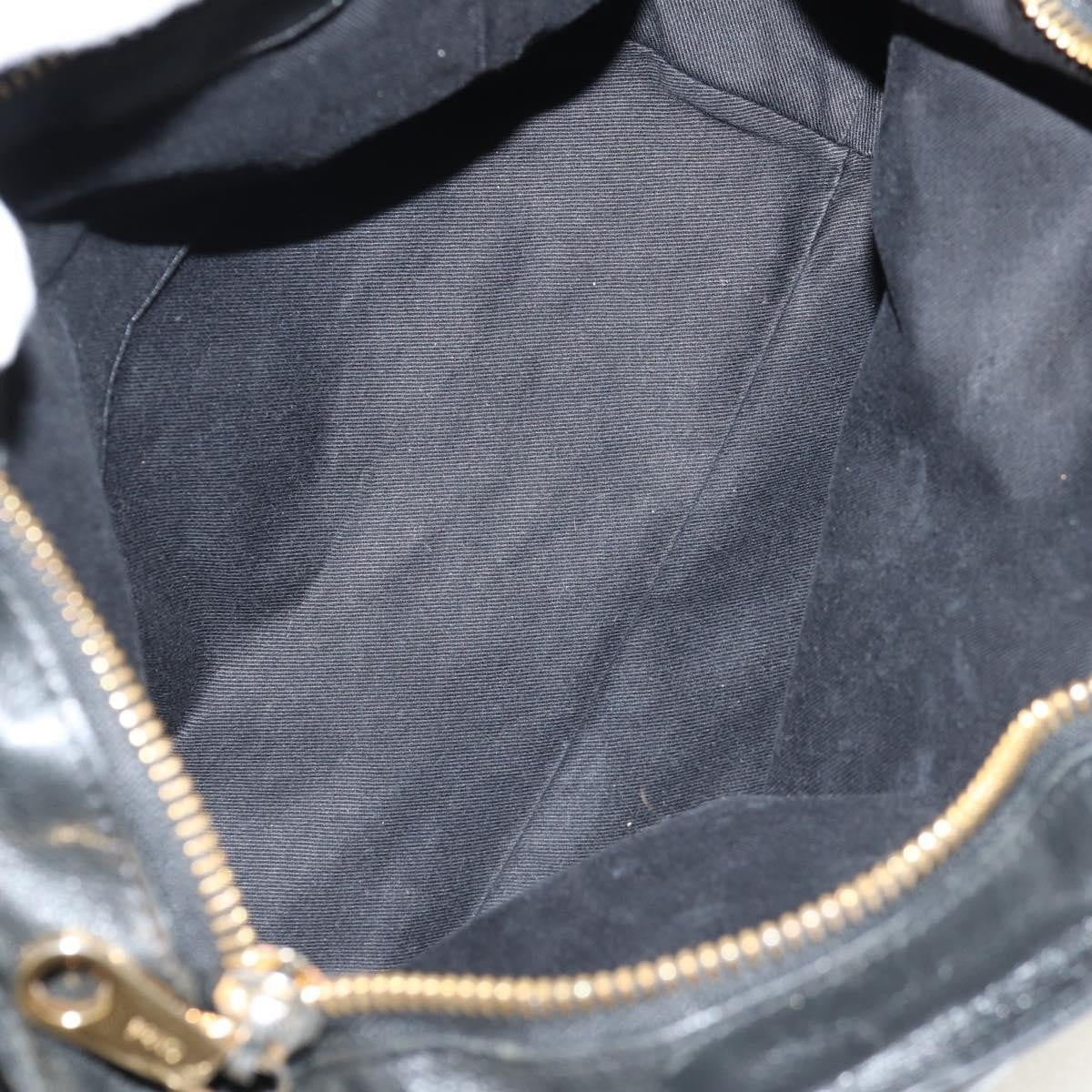 Chloé Chloé Chloe Etel Hand Bag Leather 2way Black Authentic BA6838