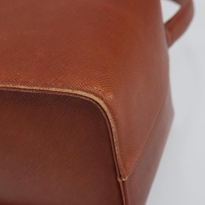 Givenchy GIVENCHY Hand Bag Leather Brown Gold Authentic 159082