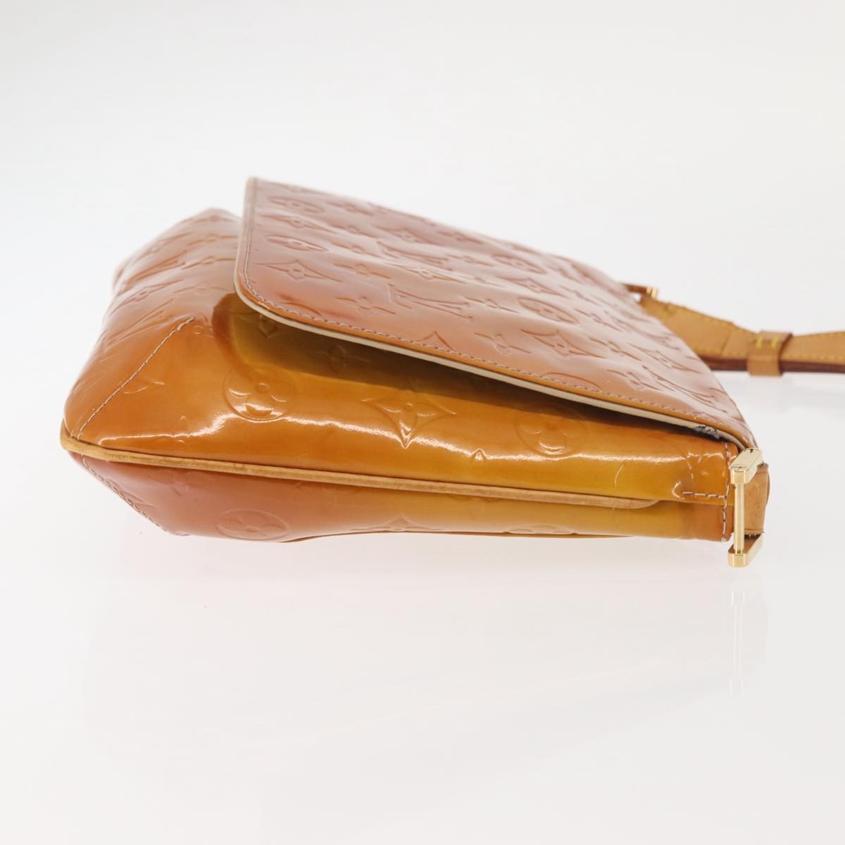 Louis Vuitton LOUIS VUITTON Monogram Vernis Thompson Street Bag Beige M91301 LV Authentic 128772