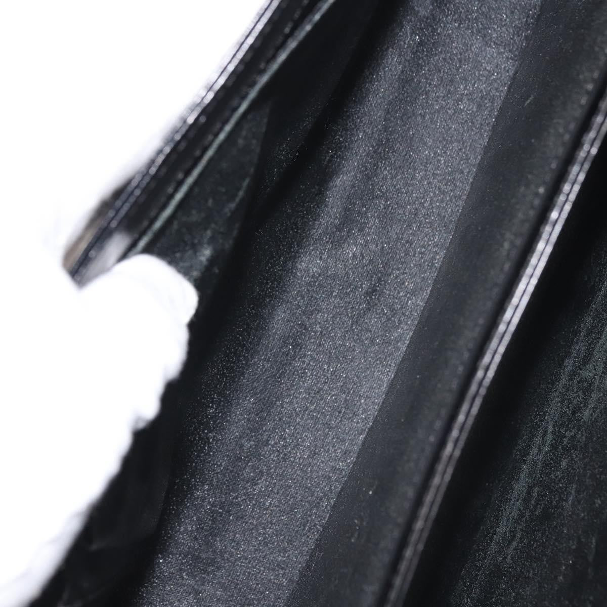 Givenchy GIVENCHY Hand Bag Leather Black Gold Authentic BA6452