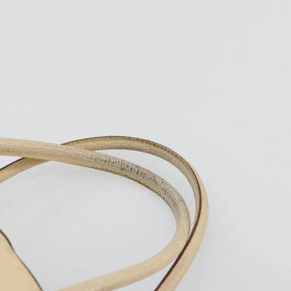 Loewe LOEWE Hand Bag Leather Ivory Gold Authentic 175195