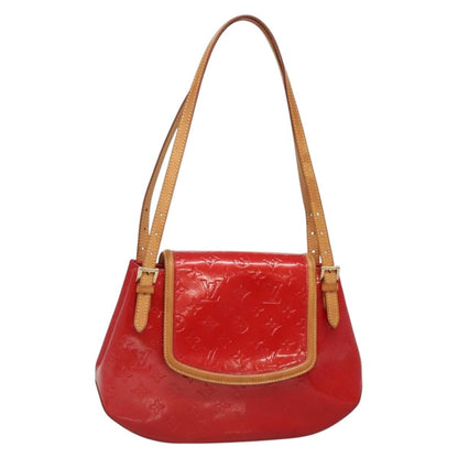 Louis Vuitton LOUIS VUITTON Monogram Vernis Biscayne Bay GM Bag Rouge M91287 LV Authentic 139917