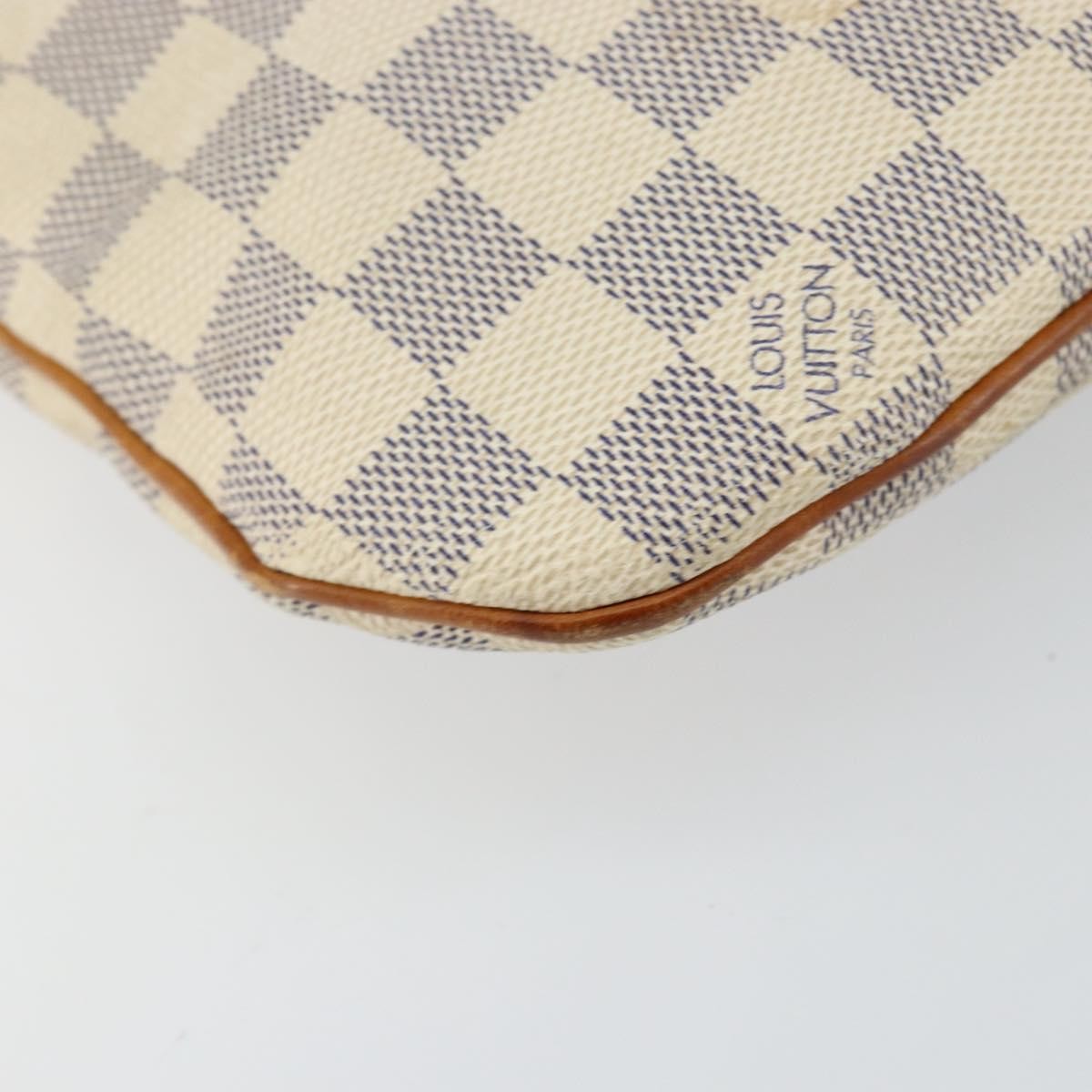 Louis Vuitton LOUIS VUITTON Damier Azur Pochette Bosphore Shoulder Bag N51112 LV Authentic BA7009