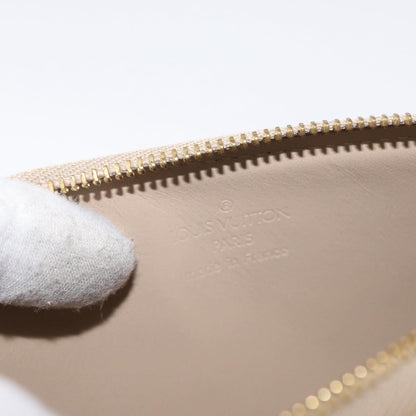 Louis Vuitton LOUIS VUITTON Monogram Vernis Lexington Accessory Pouch Beige M91010 Authentic 162728 Bag