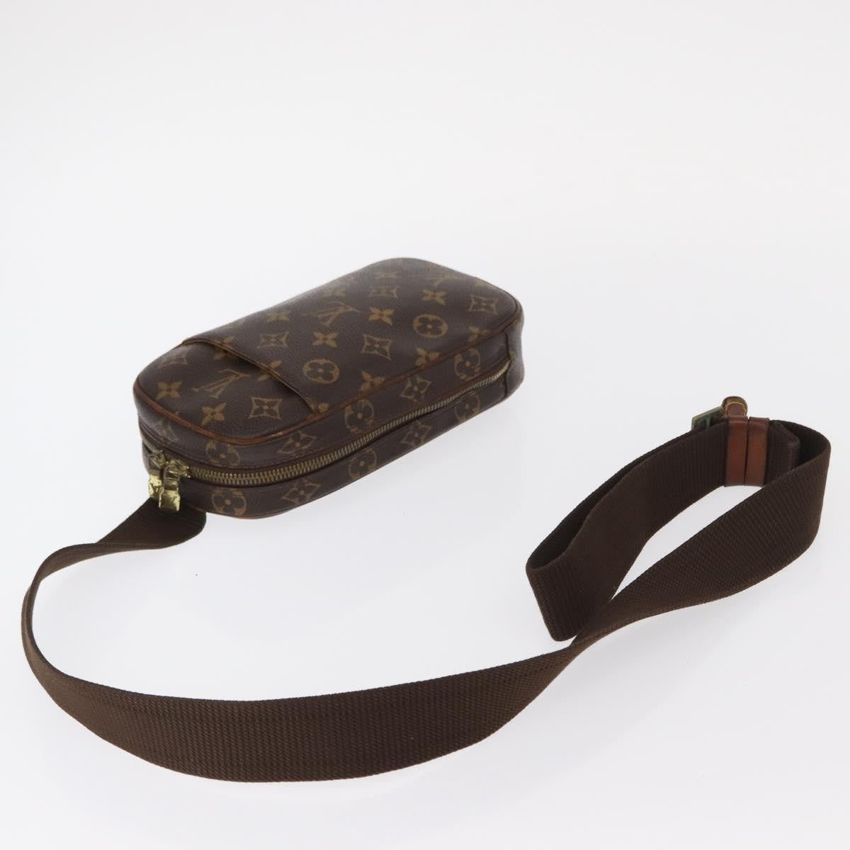 Louis Vuitton LOUIS VUITTON Monogram Pochette Gange Shoulder Bag M51870 LV Authentic 157366
