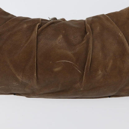 Chloé Chloé Chloe Shoulder Bag Leather Brown Silver Authentic 172747