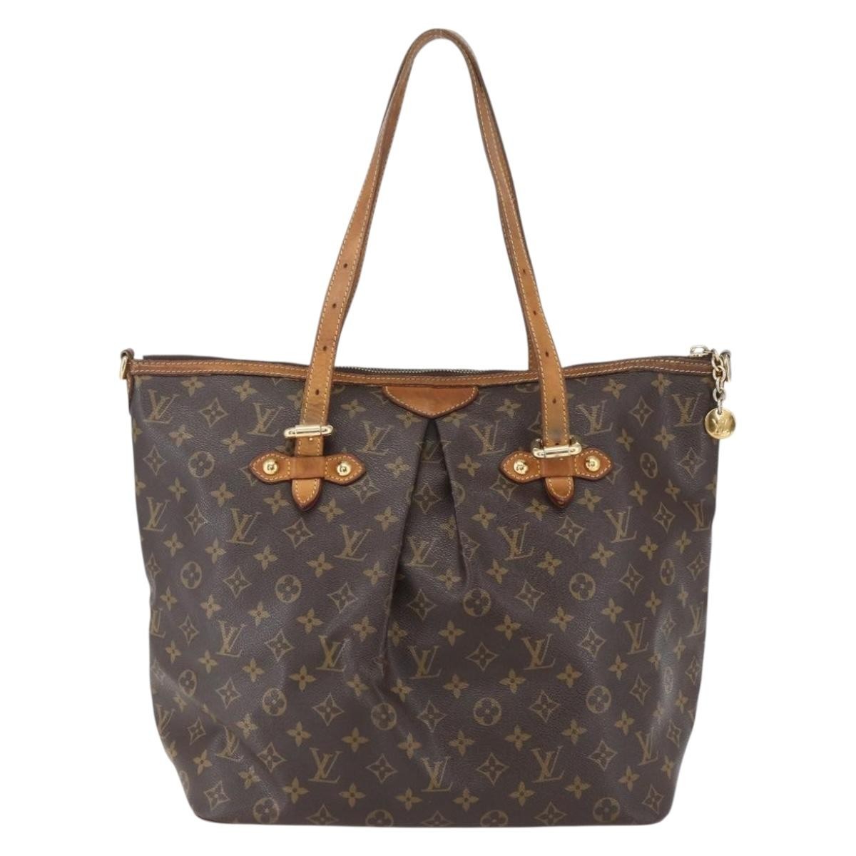 Louis Vuitton LOUIS VUITTON Monogram Palermo GM Tote Bag M40146 LV Authentic bs31768