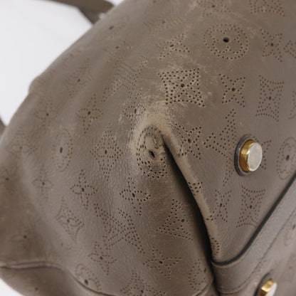 Louis Vuitton LOUIS VUITTON Mahina Shiels PM Hand Bag Leather Opal M93084 LV Authentic BA10353