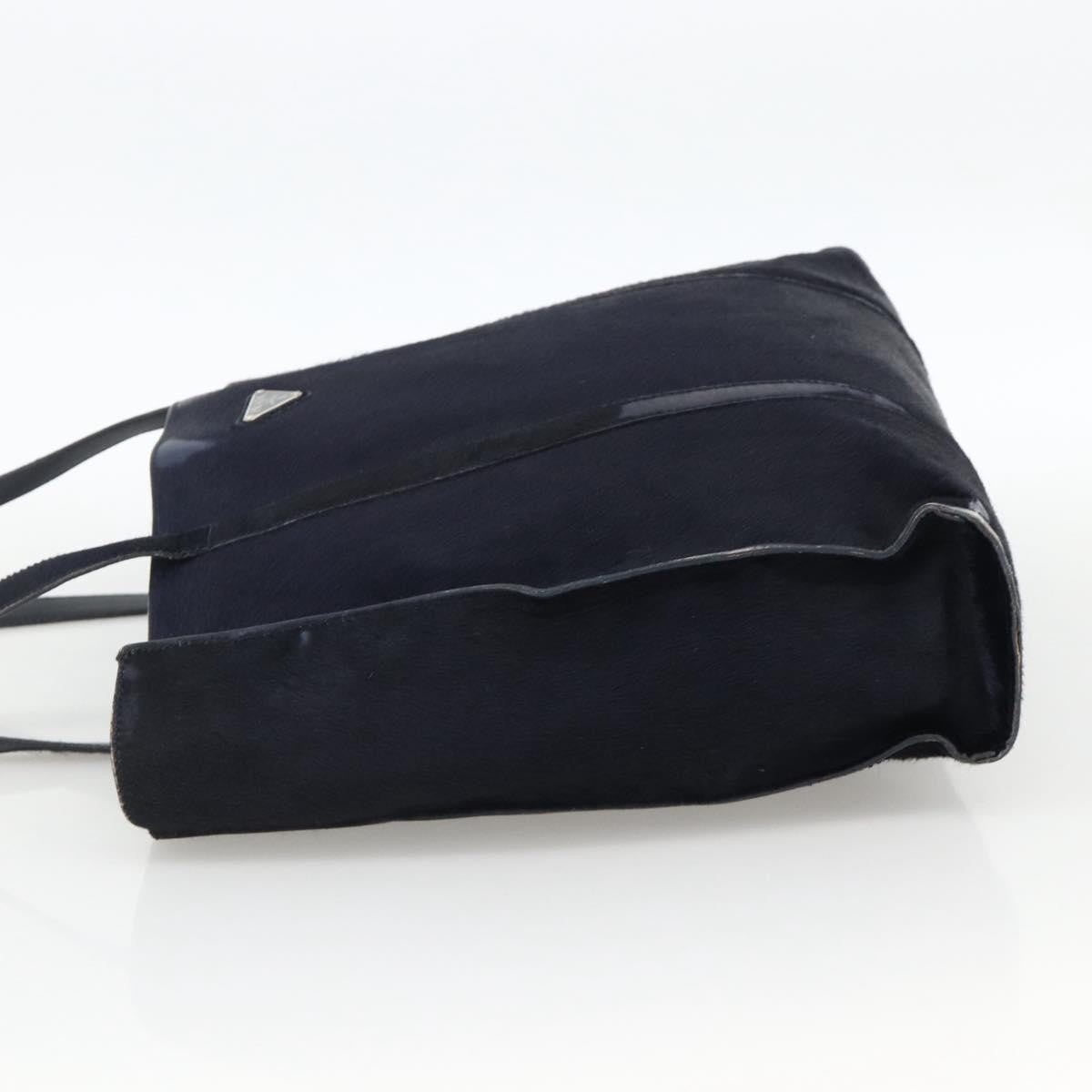 Prada PRADA Tote Bag Harako leather Navy Authentic 167194