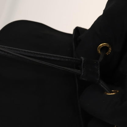 Gucci GUCCI Bamboo Backpack Leather Black Authentic th5812 Bag