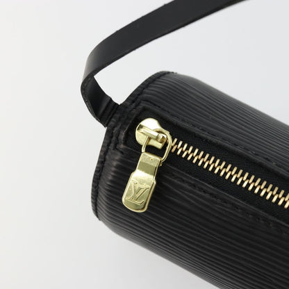 Louis Vuitton LOUIS VUITTON Epi Soufflot Pouch Black LV Authentic BA12311 Bag