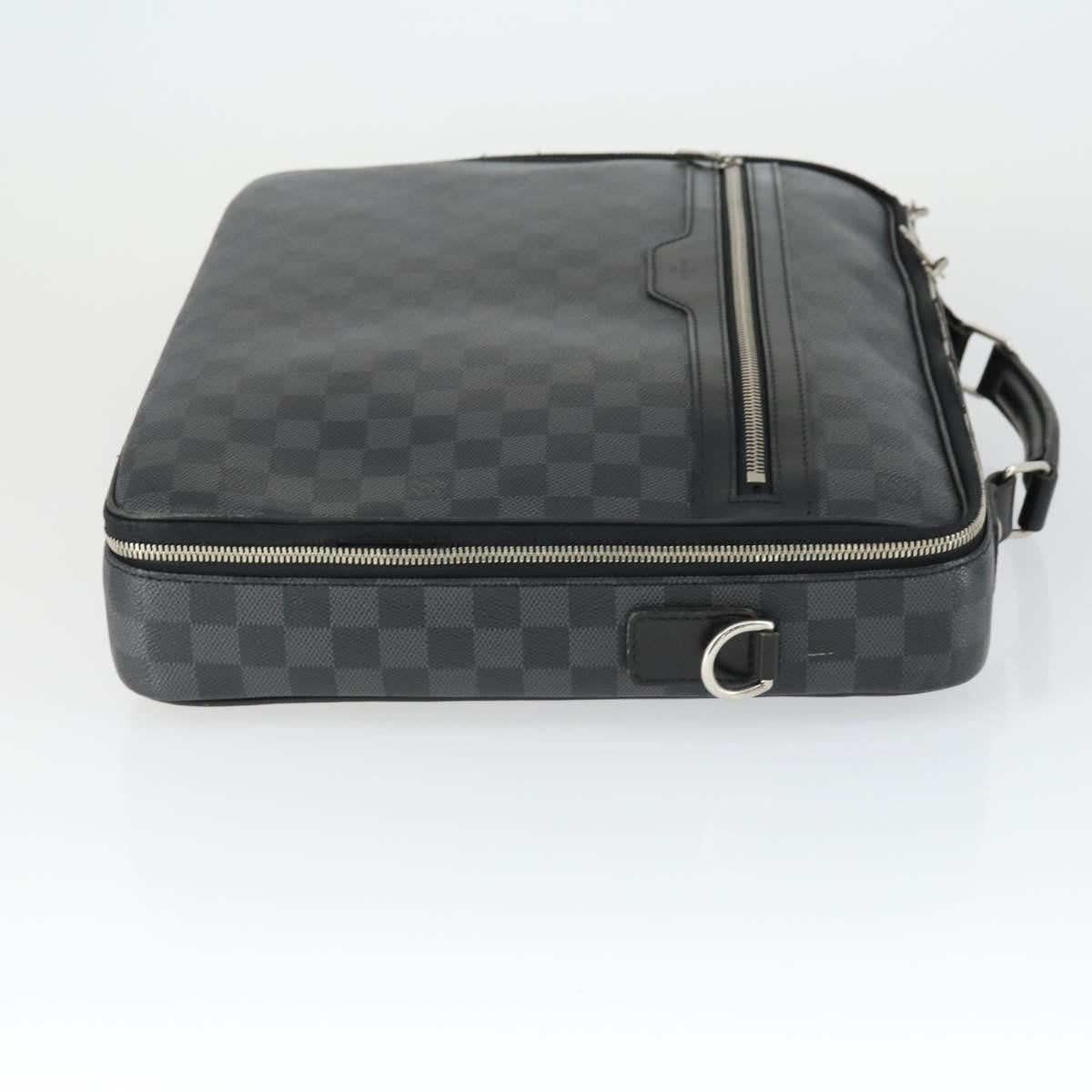 Louis Vuitton LOUIS VUITTON Damier Grafitte Steve Business Bag 2way N58030 LV Authentic ka2281