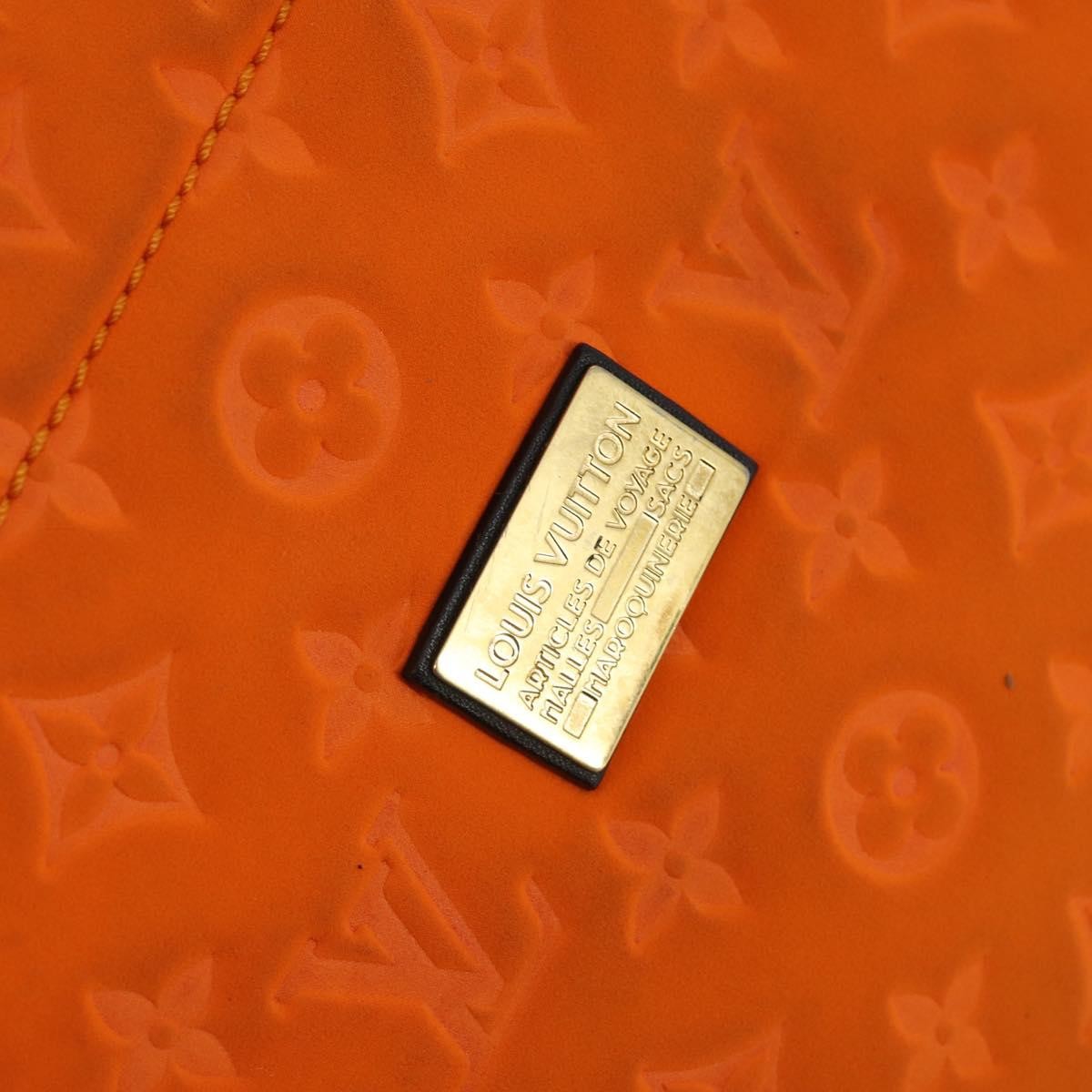 Louis Vuitton LOUIS VUITTON Cruise Line Scuba MM Tote Bag Orange M92803 LV Authentic 144674