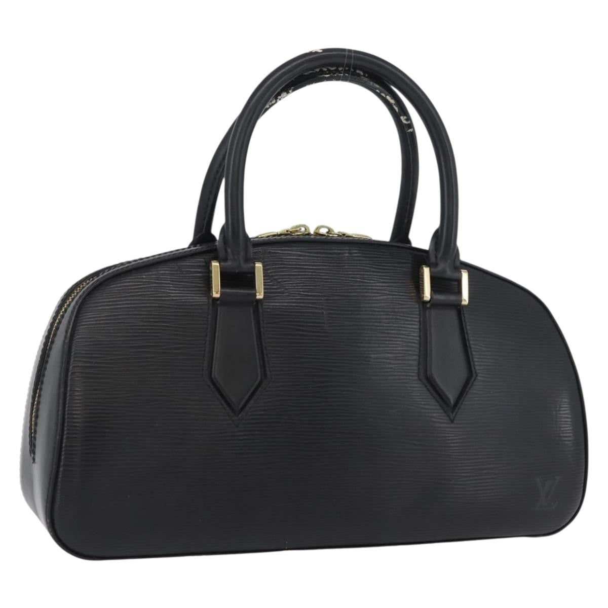 Louis Vuitton LOUIS VUITTON Epi jasmine Hand Bag Black M52852 LV Authentic AMZ065