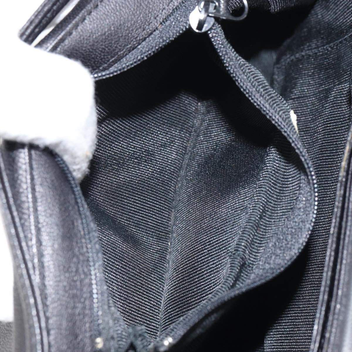 Givenchy GIVENCHY Shoulder Bag Leather Black Gold Authentic bs32977
