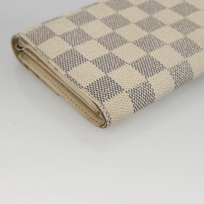 Louis Vuitton LOUIS VUITTON Damier Azur Portefeuille Sarah Long Wallet N61735 LV Authentic YKZ1187 Bag